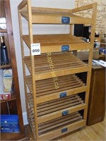 Wooden Baked Goods Display Rack