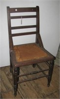 Antique wood chair.