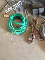 WATER HOSE AND JUMPER CABLES