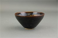 Chinese Jin Style Black Glazed Bowl