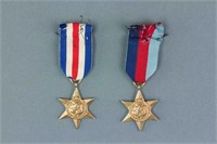 2 PC United Kingdom World War II Star Medal