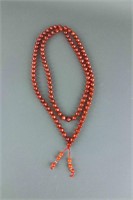 Chinese Fine Agate 108 Beads Necklace