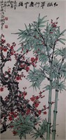 Guan Shanyue 1912-2000 Watercolour on Paper Scroll