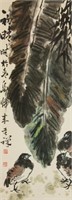 Li Keran 1907-1989 Watercolour on Paper Scroll