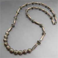 Navajo Sterling Silver Unmarked Necklace