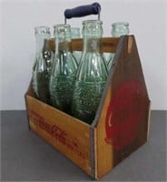 1941 Coca Cola Wood Bottle Carrier 6 1923 Bottles