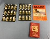Lot of scorpion key chains, two 1968 Alaska busine