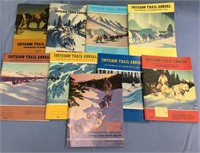 Lot of 8 consecutive Iditarod trail annual magazin