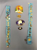 Lot of Iditarod charms and pins from 1983 - 2010 (