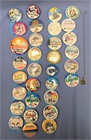 Large lot of consecutive Iditarod booster pins fro