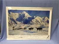 Choice on 8 (47-54): Charles Gause signed Iditarod