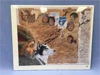 Choice on 3 (37-39): signed Iditarod poster by Jon