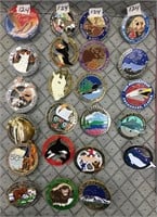 Lot of 23 commemorative Fur Rudy pins from 1981-20