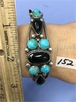 Beautiful women's sterling silver turquoise and on