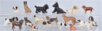 17-DOG CAST METAL PAPERWEIGHTS, HUBLEY and MORE