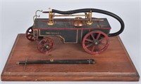 WOOD MODEL of  EARLY PROTECTOR FIRE WAGON
