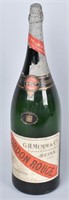 CORDON ROUGE CHAMPAGNE GLASS DISPLAY BOTTLE