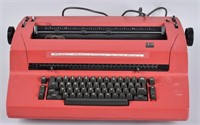 IBM RETRO RED TYPEWRITER, with COVER