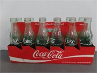 1960's-70's Coca Cola 12 Pack Carton with Bottles