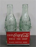 1950's Coca Cola Shopping Cart Bottle Holder