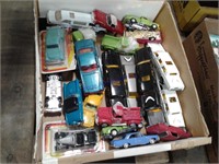 Small toy cars, several Limousines