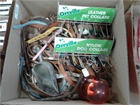 Orville pet collars tin display, misc pet collars,