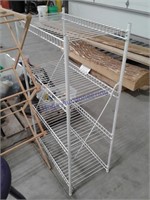 Wire rack, 23" wide by 40" tall