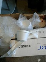 Half case 4 oz Styrofoam containers