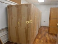 7pc 2door Wooden Storage Cabinet