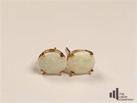 14k & Opal Earrings