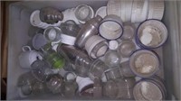 Bin of soup cups and smallware