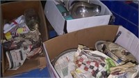 3 box of dishes & miscellaneous