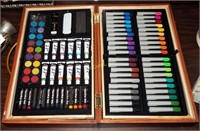 Deluxe Full Set Art Paint Supplies With Case