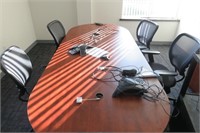 Conference room table with 4 chairs