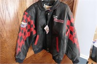 XL MENS LEATHER WINSTON CUP JACKET- NEW