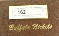 1913-1938-D Buffalo Nickel binder (+/-62coins)