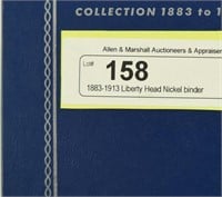 1883-1913 Liberty Head Nickel binder (+/-24coins)