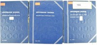 (3) Jefferson Nickel binders to include; #1
