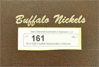 1913-1938-D Buffalo Nickel binder (+/-64coins)