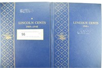 (2) Lincoln Cent binders 1909-1940 missing 1909S ,