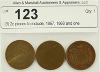 (3) 2c pieces to include; 1867, 1868 and one