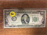 1934 $100 bill