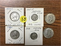 Misc. US Silver (6 Coins)