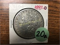 CHOICE - 20a - 1897-O XF Dollar