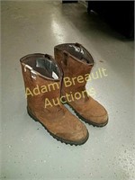 Guide gear steel-toed work boots, size 13
