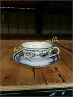 Nippon porcelain tea cup and saucer
