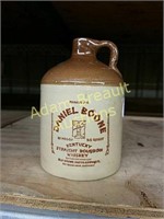 Vintage Daniel Boone Pottery crock jug