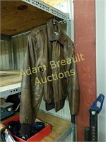 Flightline leather jacket, size XL