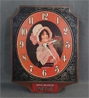 1974 Coca Cola "Betty" Wall Clock