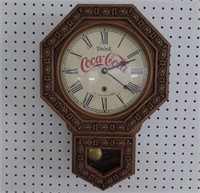 1972 Coca Cola Pendulum Wall Clock
